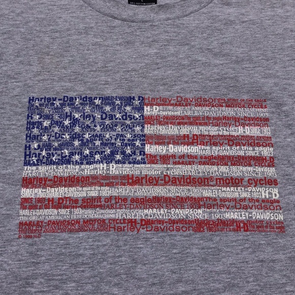 HARLEY DAVIDSON Mobile ALABAMA flag twin cam Shirt - Picture 4 of 7